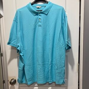 Roundtree & Yorke Aqua Polo Shirt